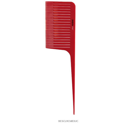 BP 8.5" TAIL COLORING COMB - RED