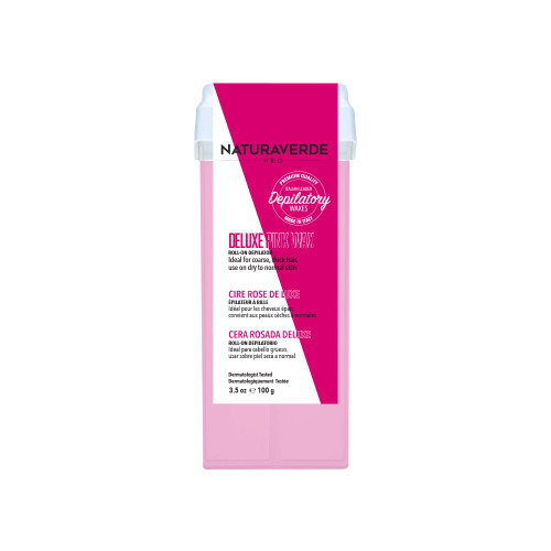 NATURAVERDE ROLL-ON WAX 3OZ - DELUXE PINK