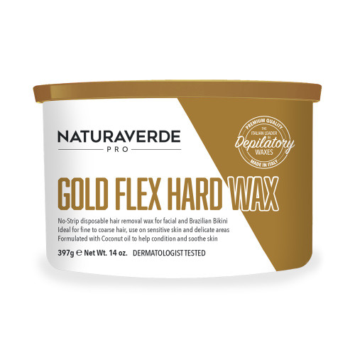 NATURAVERDE FLEX HARD WAX 14OZ - GOLD