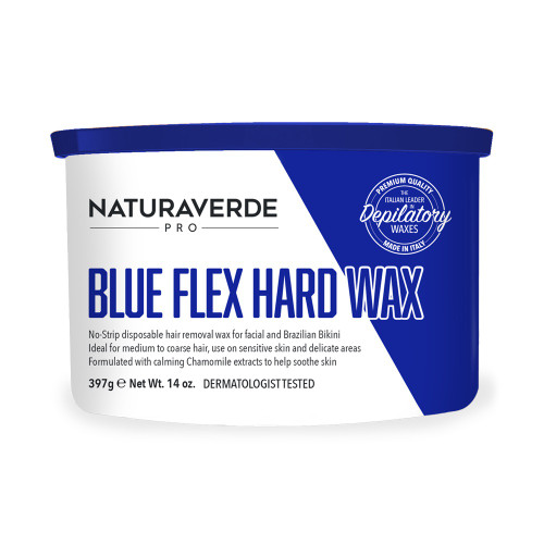 NATURAVERDE FLEX HARD WAX 14OZ - BLUE