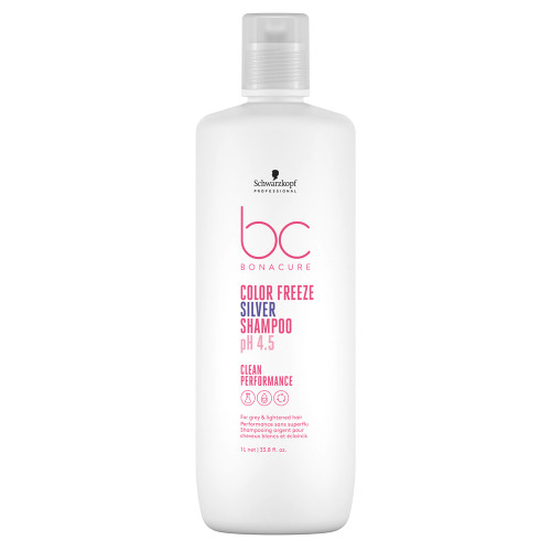 BC BONACURE CLEAN PERFORMANCE PH 4.5 COLOR FREEZE SILVER SHAMPOO LITRE