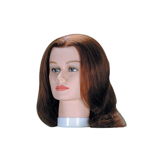 BaByliss Pro Deluxe Dark Female Mannequin with Permed Hair