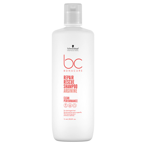 BC BONACURE CLEAN PERFORMANCE ARGININE REPAIR RESCUE SHAMPOO LITRE