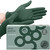 BIODEGRADABLE PINE PALMS NITRILE GLOVES - MEDIUM