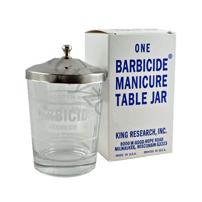 BARBICIDE DISINFECTION JAR ONLY - TABLE SIZE