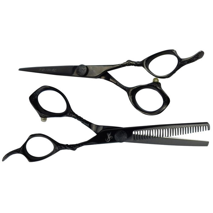 TRIBAL SCISSORS BLACK OFFSET SHEAR KIT - 5.5"