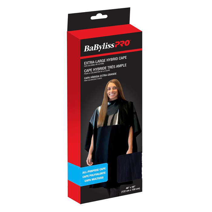 BABYLISSPRO ALL PURPOSE HYBRID CAPE - BLACK