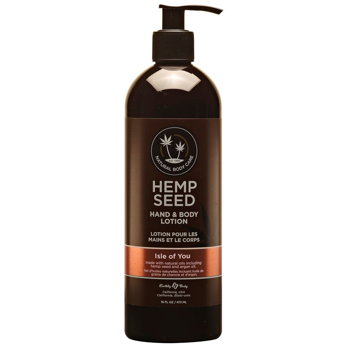 HEMP SEED HAND & BODY LOTION 473ML - ISLE OF YOU