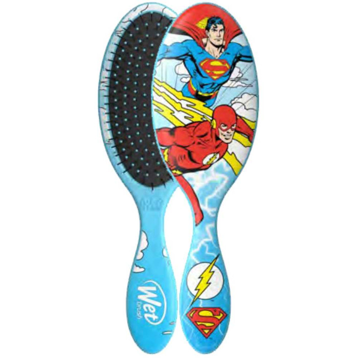 WET BRUSH ORIGINAL DETANGLER - DC COMICS - SUPERMAN & FLASH