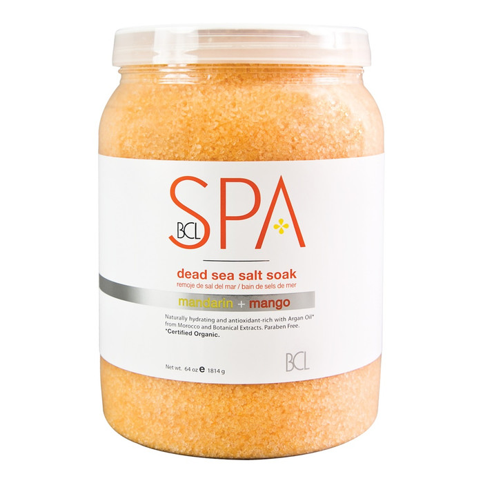 BCL SPA MANDARIN & MANGO DEAD SEA SALT SOAK 1814G