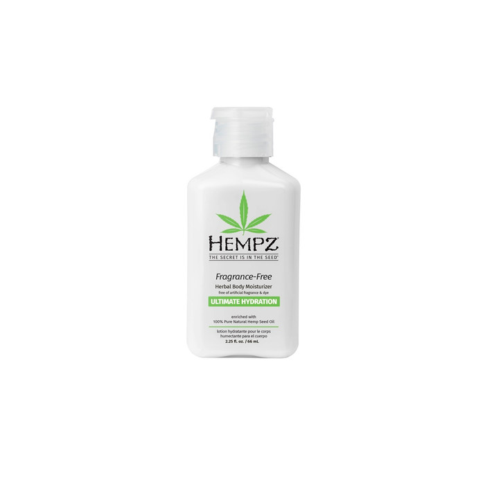 HEMP FRAGRANCE FREE HERBAL BODY MOISTURIZER 66ML