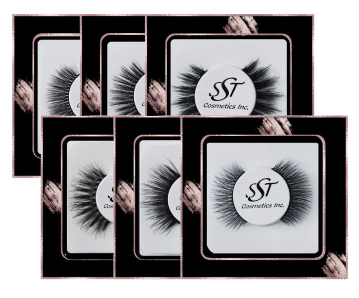 SST 3D FAUX MINK LASHES TRIAL PACK - NEW 6