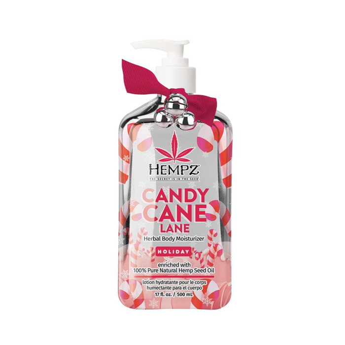 HEMPZ LIMITED EDITION CANDY CANE LANE HERBAL BODY MOISTURIZER 500ML