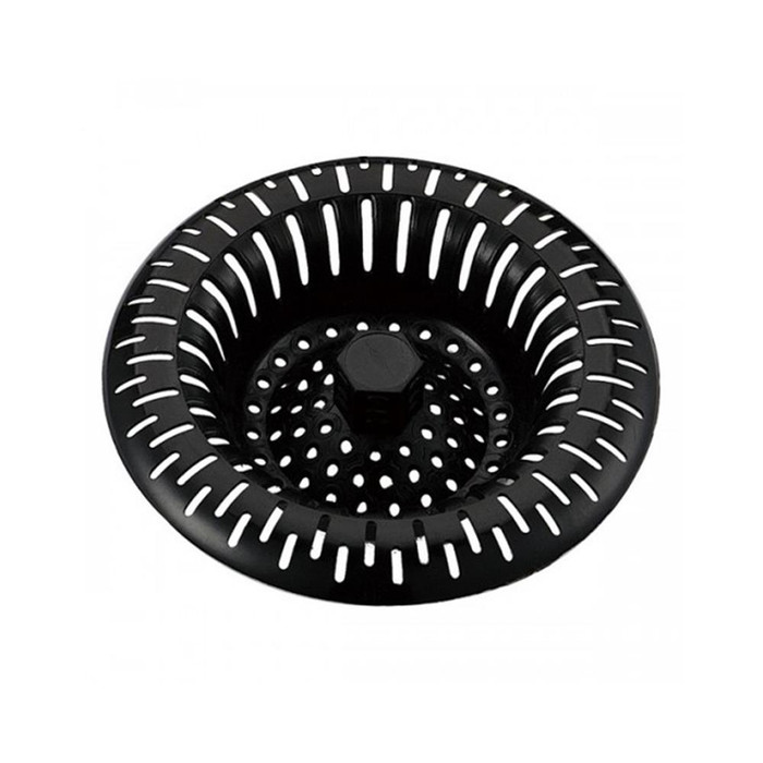 LANVAIN DESIGN BLACK PLASTIC HAIR STRAINER CUP