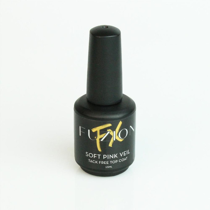 FUZION FX VEIL TOP COAT 15ML - SOFT PINK