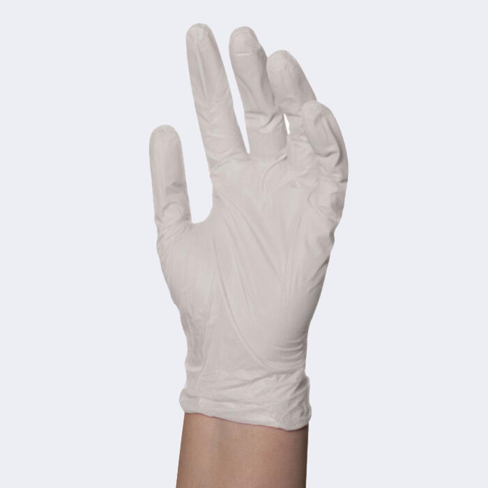 BABYLISSPRO WHITE DISPOSABLE NITRILE GLOVES - SMALL