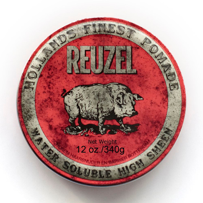 REUZEL WATER SOLUBLE POMADE 12OZ - RED