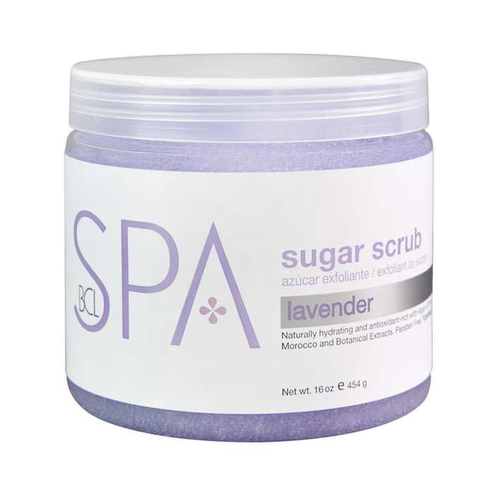 BCL SPA LAVENDER & MINT SUGAR SCRUB 454G