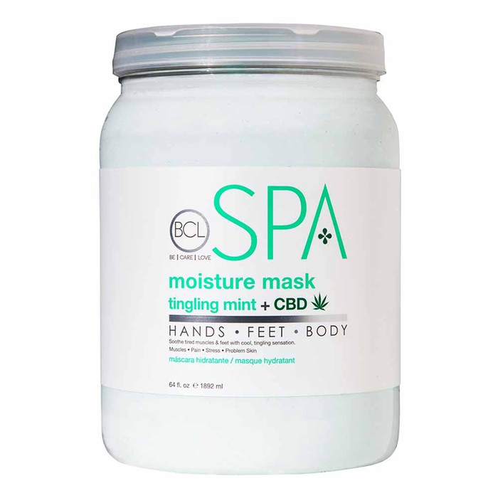 BCL SPA TINGLING MINT & CBD MOISTURE MASK 1892ML