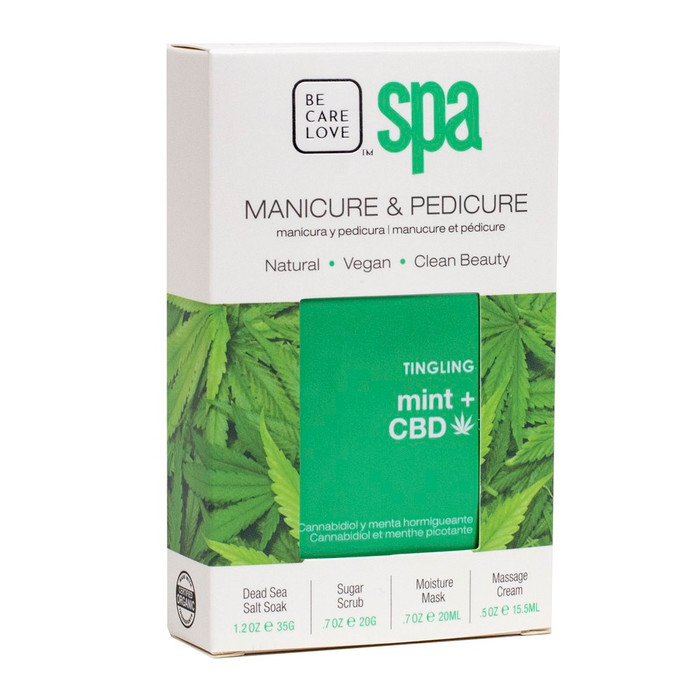 BCL SPA TINGLING MINT & CBD PACKET BOX