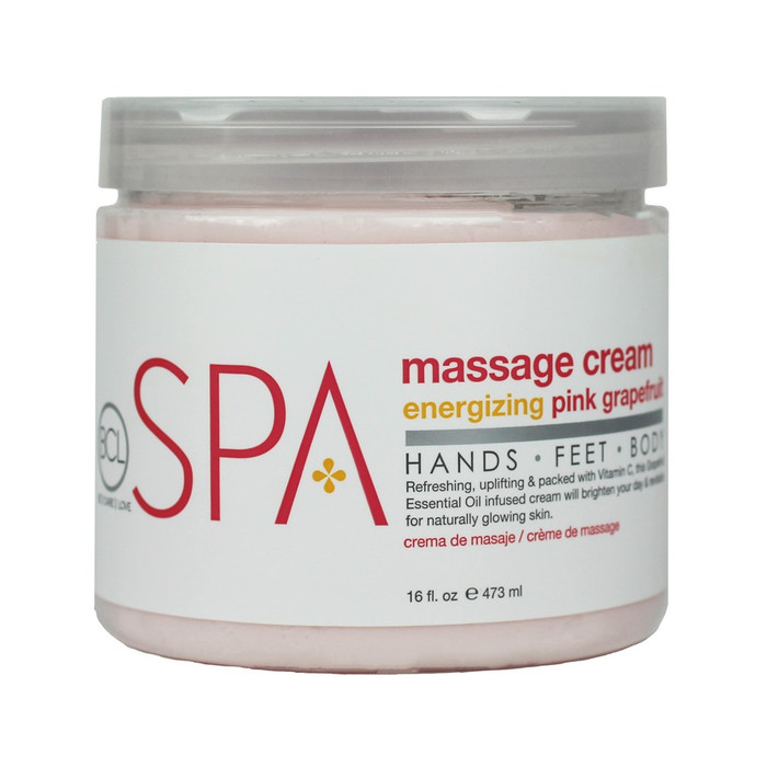 BCL SPA ENERGIZING PINK GRAPEFRUIT MASSAGE CREAM 473ML