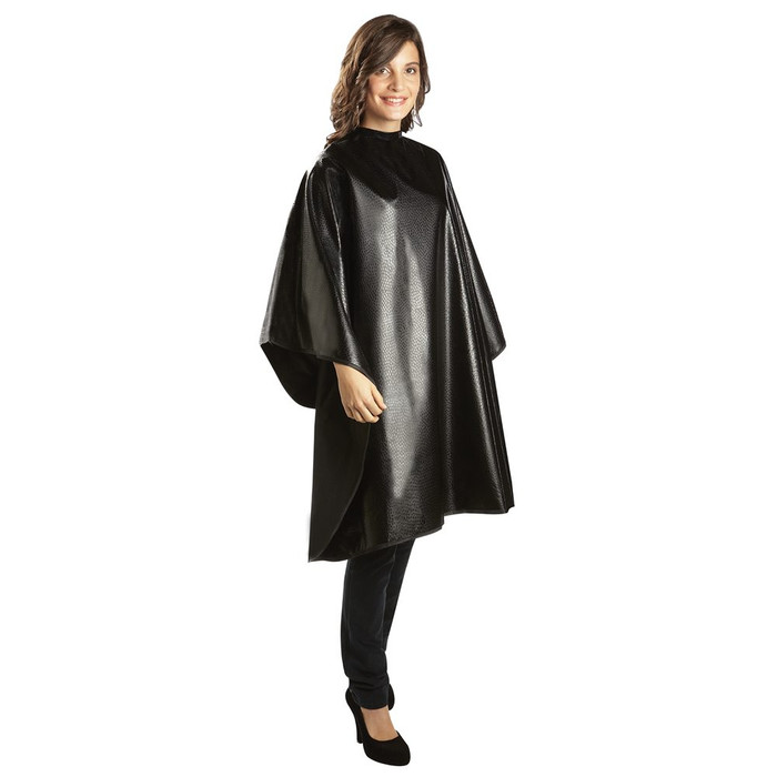 BABYLISS PRO BLACK ALL-PURPOSE CAPE WITH SNAP