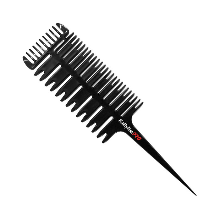 BABYLISSPRO PINTAIL COLORING COMB - BLACK