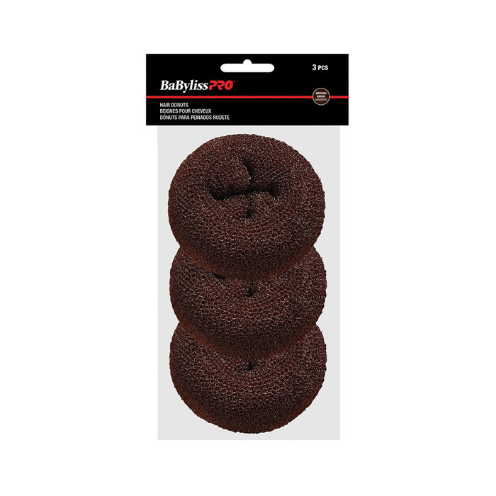 BABYLISSPRO HAIR DONUTS (3) - BROWN