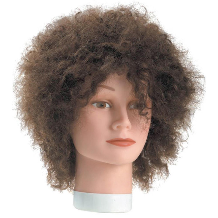 CURLY HAIR MANNEQUIN HEAD