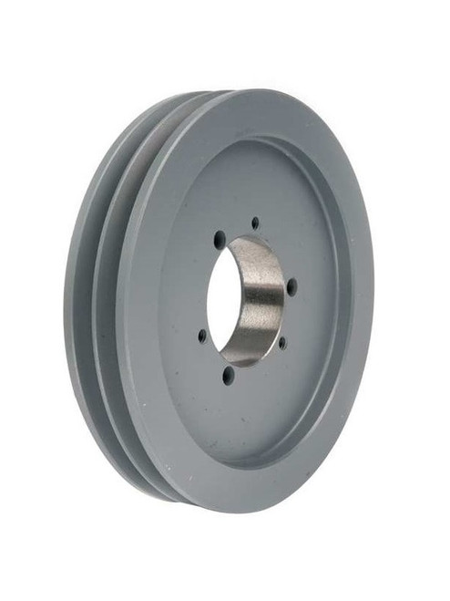 2B52SDS A/B Combination Sheave 5.55 O.D., 2 Groove, SDS Bushed for 4L , 5L , A , AX , B , and BX belts