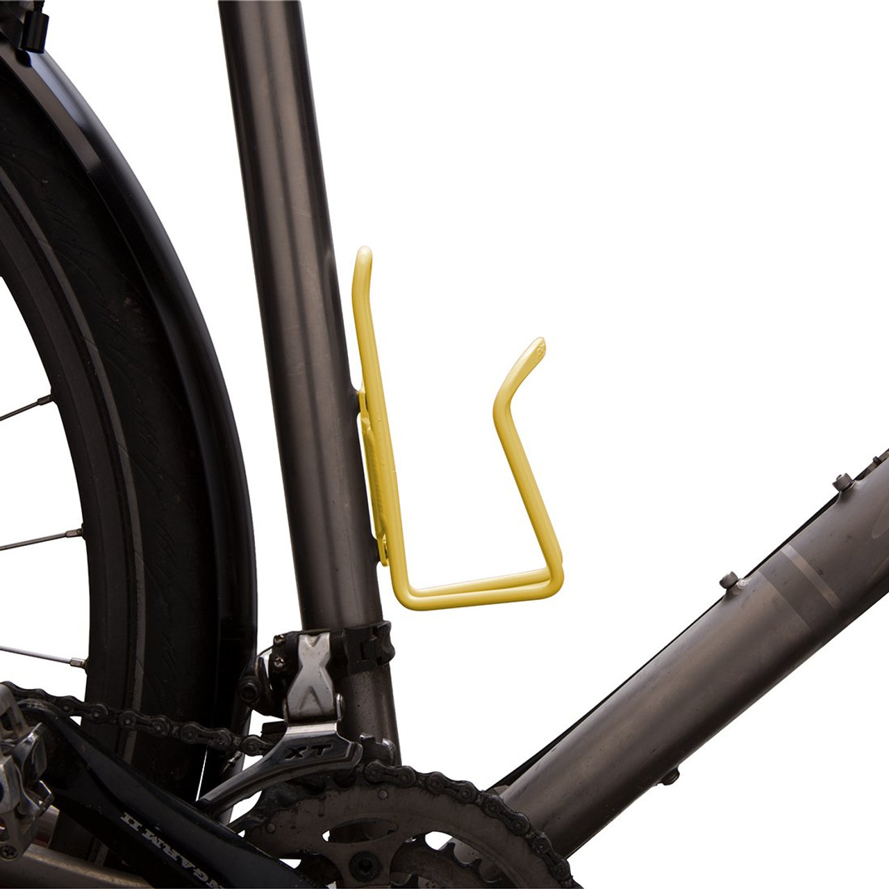 yellow bike bottle cage