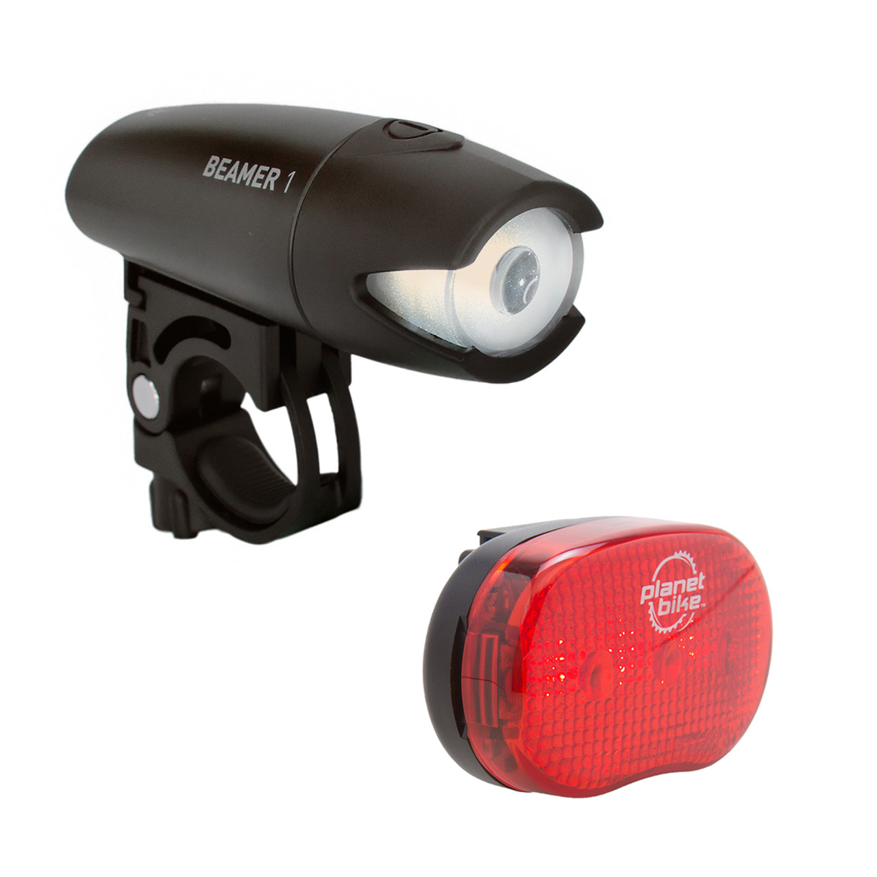 Beamer 1 & Blinky 3 bike light set - Planet Bike