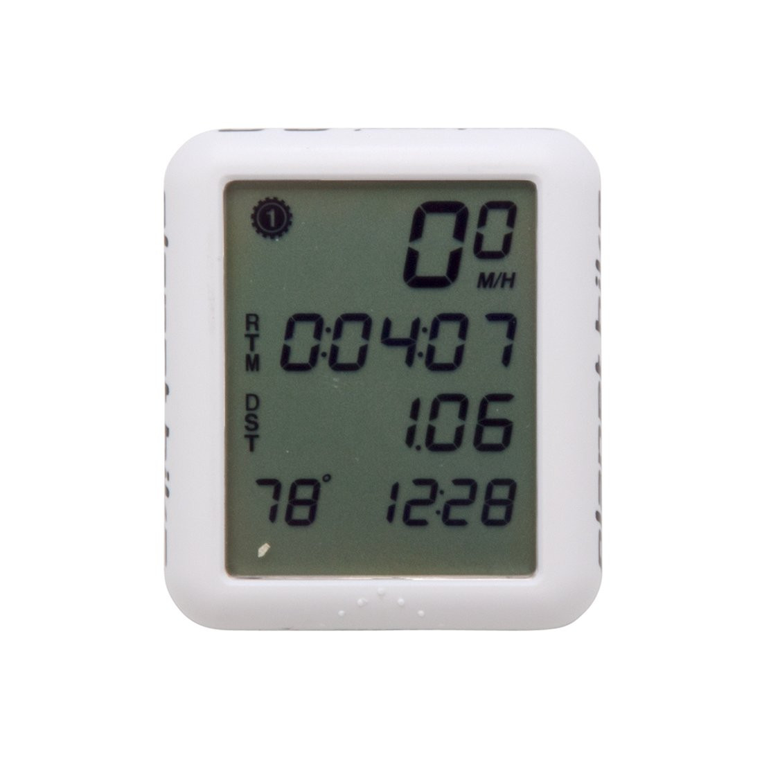 Planet Bike 9.0 Protege Bike Computer – White, Nine Function, Wired