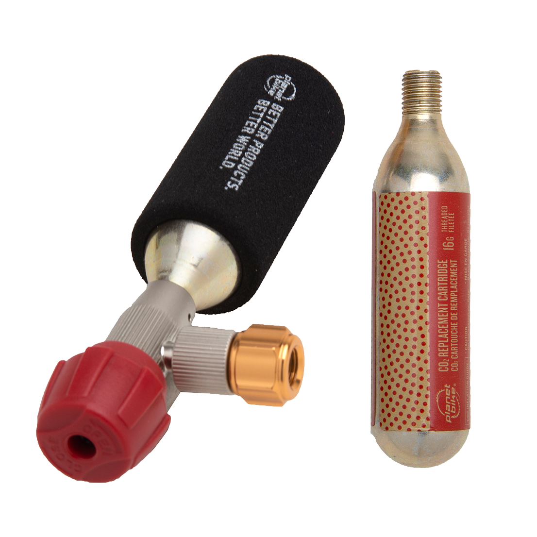 Red Zeppelin CO2 bike tire inflator Bike