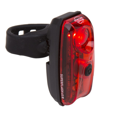 Planet Bike Superflash USB-Rechargeable Tail Light - Red/Black