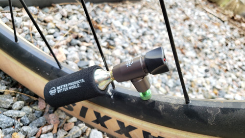 Meet the New Black Zeppelin CO2 Bike Tire Inflator 