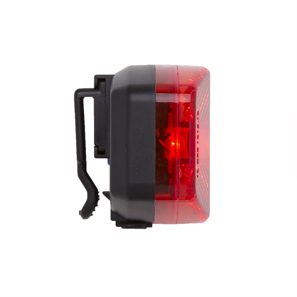 Planet Bike Grateful USB Bike Tail Light, Rosso/Nero