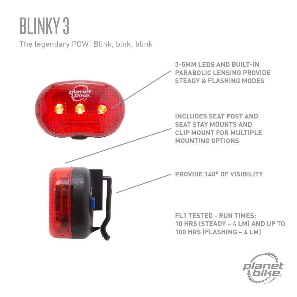 Planet bike sales blinky 3