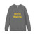 Mostly Peaceful Unisex Super Soft Fleece Raglan Sweatshirt