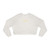 Mostly Peaceful Women's Cropped Fleece Pullover