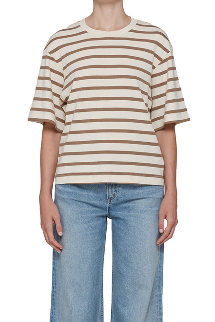 Goldie Tee in Ginger Stripe 