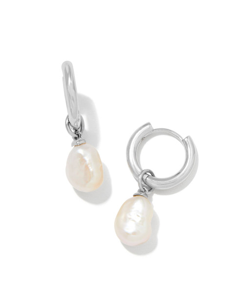 Willa Pearl Huggie Earrings