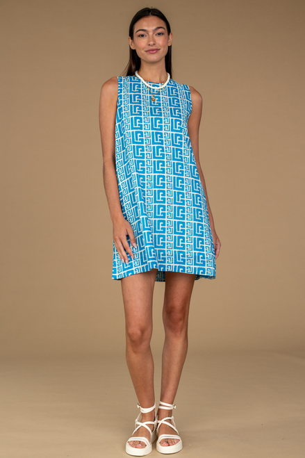 Ellie Dress in Greek Key