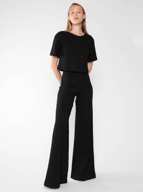 Ripley Ponte Knit Wide Leg Pant