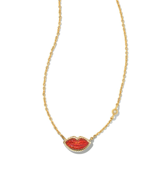 Lips Pendant Necklace