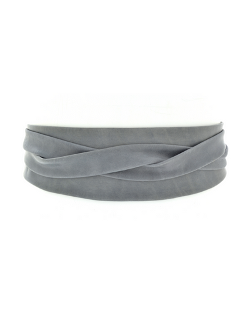 Classic Wrap Belt In Grey