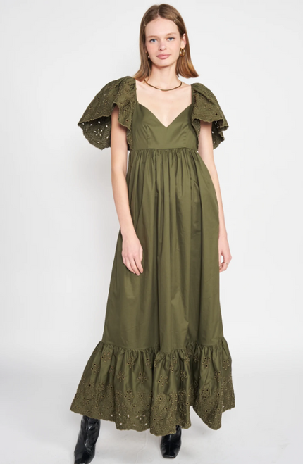 Barnette Dress In Olive