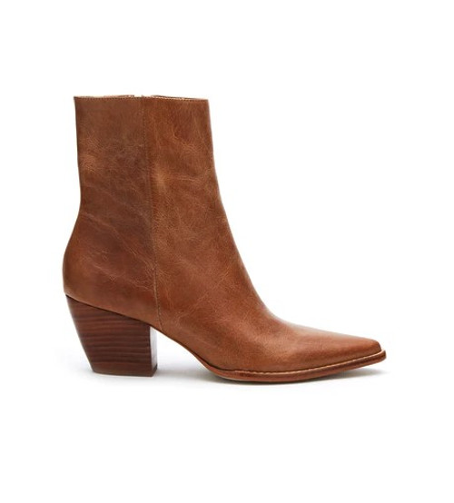 Caty Ankle Bootie - Vintage Tan