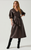 Angie Dress in Dark Brown