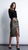 Angel Split Leather Midi Skirt
